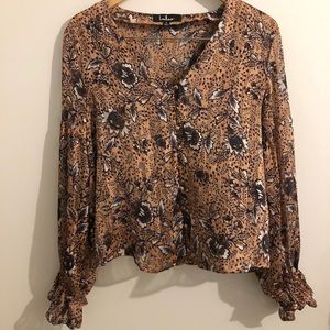 Lulus long sleeve blouse s